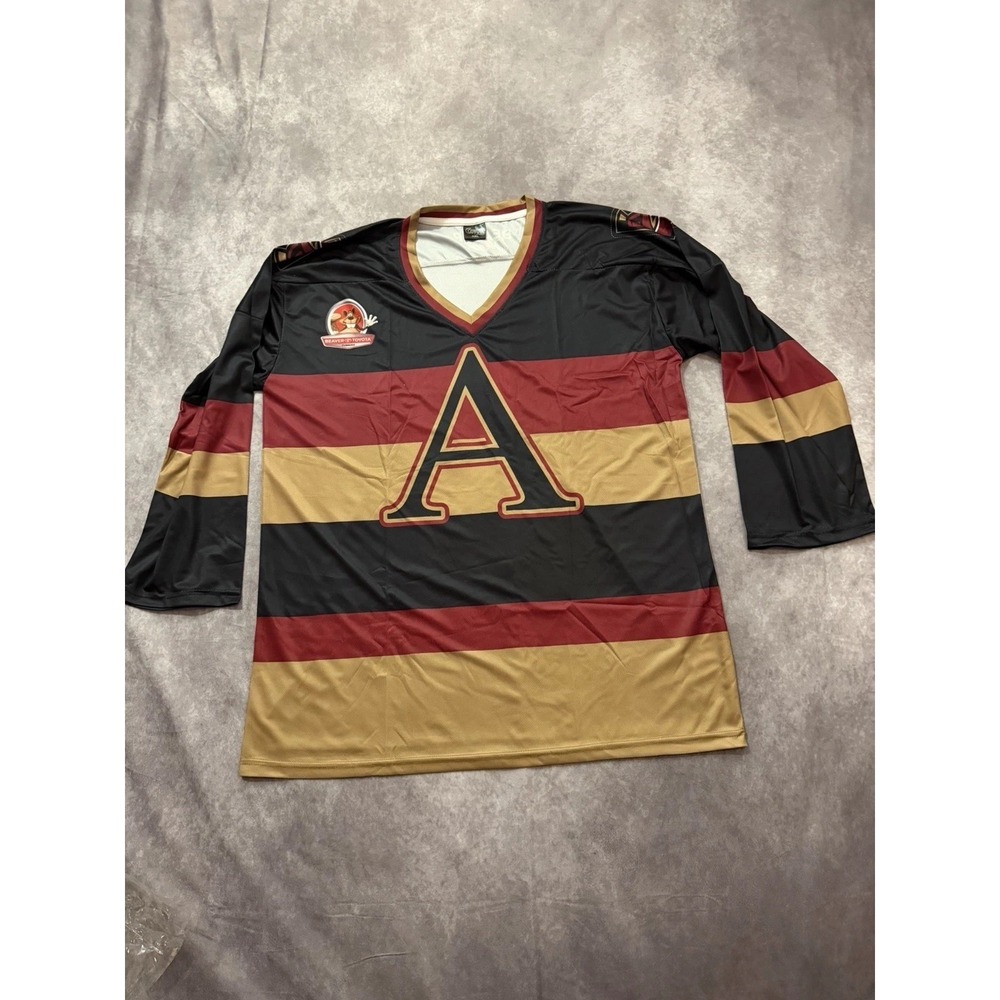 Coyote Beaver Arizona Cardinals Football Jersey Black/Red/Gold V-Neck XXL